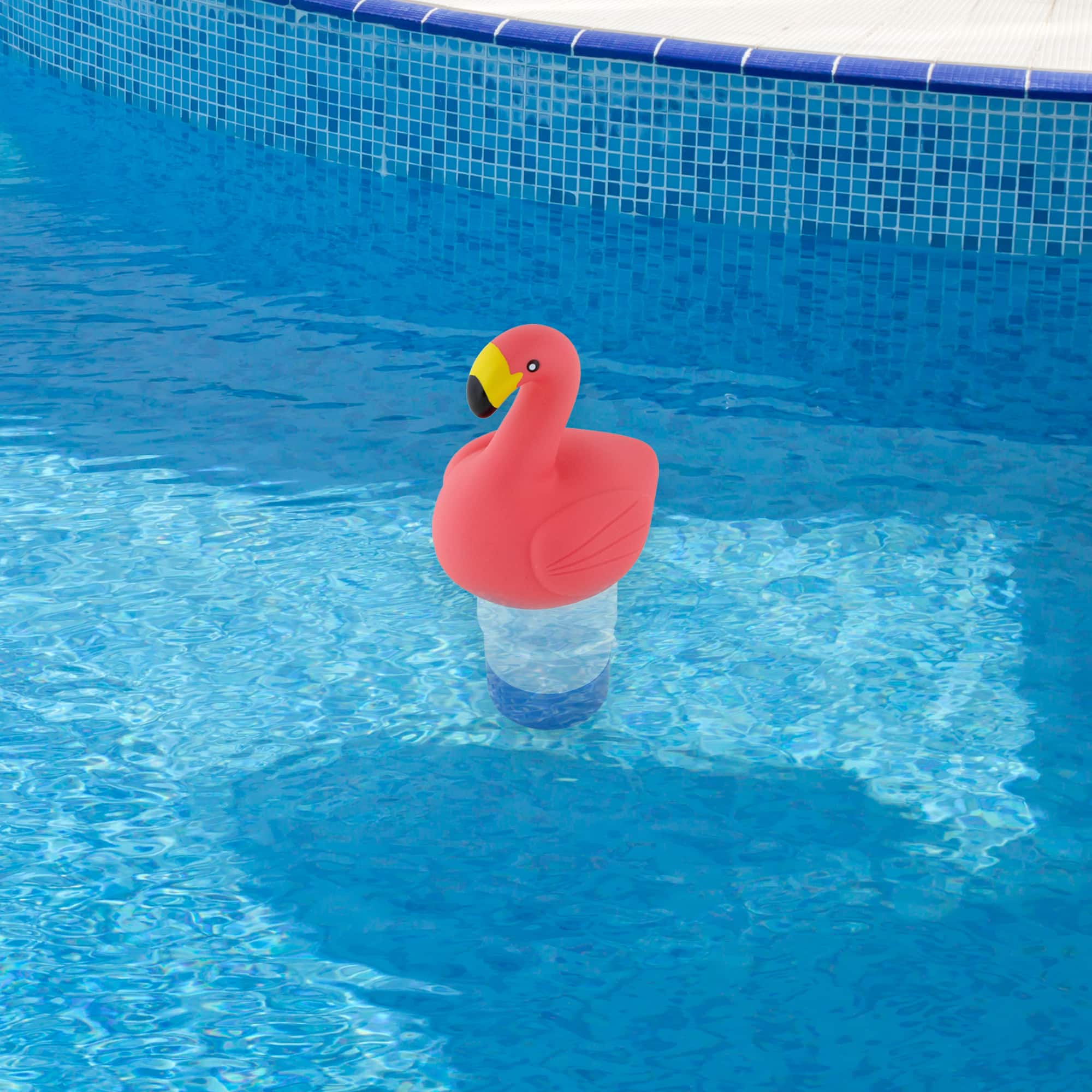 Swimline 12" Pink Flamingo Floating Pool Chlorine Dispenser